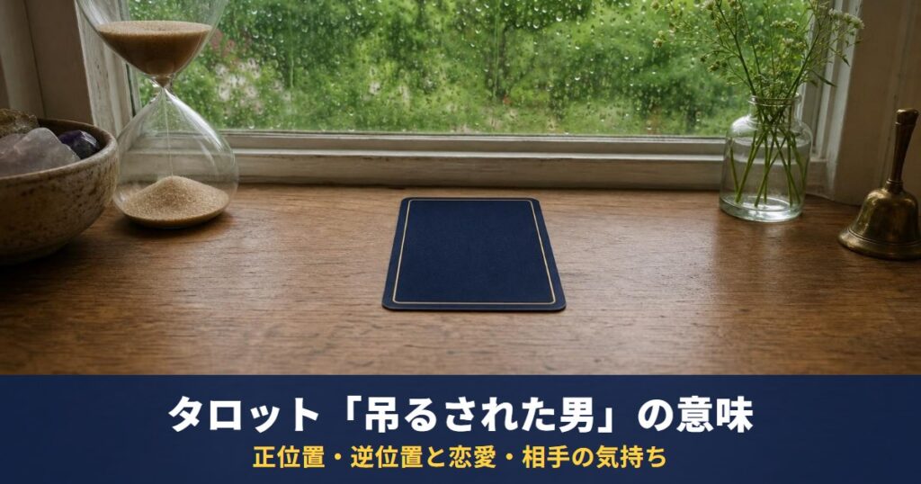 タロット「吊るされた男」の意味｜正位置・逆位置と恋愛・相手の気持ち・復縁・最終結果での読み方